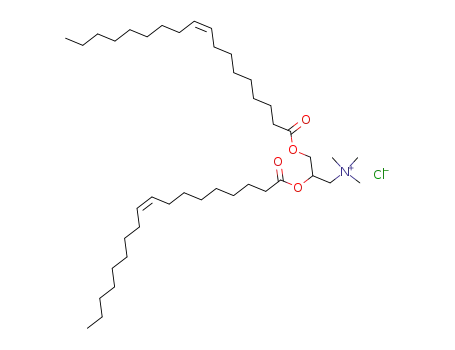 Molecular Structure of 132172-61-3 (N-[1-(2,3-DIOLEYLOXY)PROPYL]-N,N,N-TRIMETHYLAMMONIUM CHLORIDE)