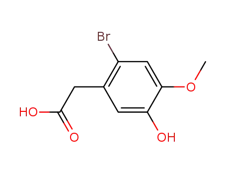 2-bromo-4-methoxy-5-hydroxylphenylacetic acid
