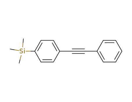Benzene,1-(2-phenylethynyl)-4-(trimethylsilyl)-