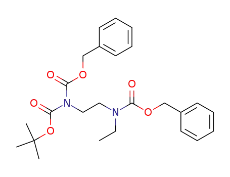 N<sup>1</sup>,N<sup>2</sup>-dibenzyloxycarbonyl-N<sup>2</sup>-tert-butoxycarbonyl-N<sup>1</sup>-ethyl-1,2-ethylenediamine