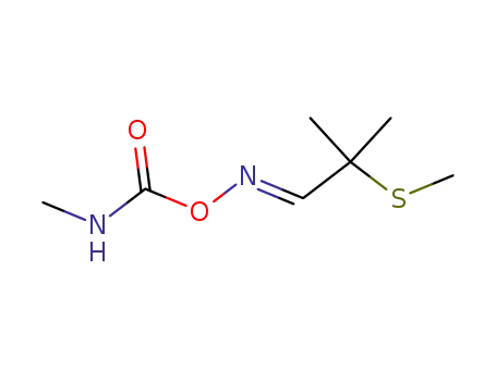 Molecular Structure of 61602-66-2 (Propanal, 2-methyl-2-(methylthio)-, O-[(methylamino)carbonyl]oxime,
(E)-)