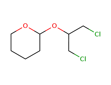 Molecular Structure of 28659-12-3 (1,3-dichloro-2-(6-(3,4,5,6-tetrahydro-2H-pyranoxy))propane)