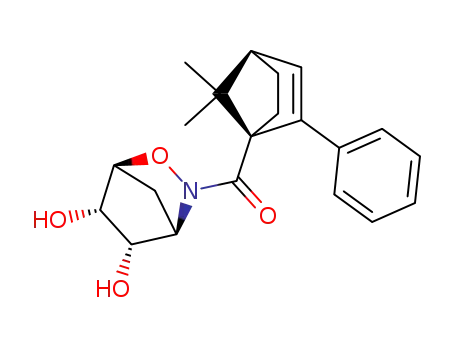 ((1S,4R,5S,6S)-5,6-Dihydroxy-2-oxa-3-aza-bicyclo[2.2.1]hept-3-yl)-((1S,4R)-7,7-dimethyl-2-phenyl-bicyclo[2.2.1]hept-2-en-1-yl)-methanone