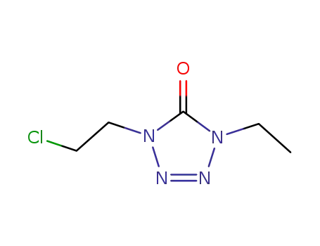 1-(2-Chloroethyl)-4-ethyl-1,4-dihydro-5H-tetrazol-5-one