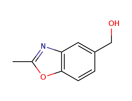 Molecular Structure of 136663-38-2 ((2-Methylbenzo[d]oxazol-5-yl)Methanol)
