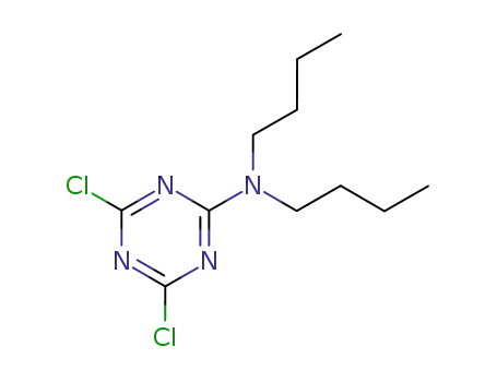 Molecular Structure of 39200-53-8 (1,3,5-Triazin-2-amine, N,N-dibutyl-4,6-dichloro-)