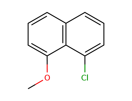 Molecular Structure of 41908-14-9 (8-Chloro-1-methoxynaphthalene)