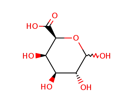 Molecular Structure of 18968-14-4 (D-(+)Glucuronic acid)