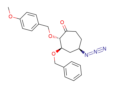 (2S,3R,5R)-5-azido-3-O-benzyloxy-2-O-p-methoxybenzyloxycycloheptanone