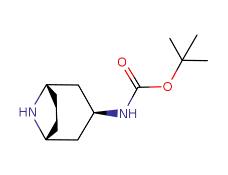 Molecular Structure of 132234-69-6 (endo-3-Boc-aminotropane)
