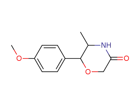 6-(4-methoxyphenyl)-5-methylmorpholin-3-one