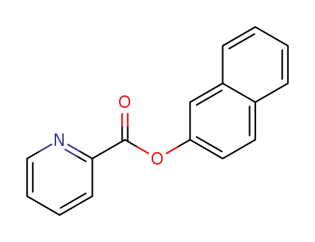 Molecular Structure of 1075754-20-9 (2-naphthyl pyridine-2-carboxylate)