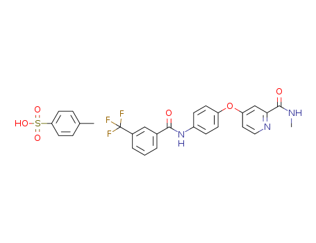 N-Methyl-4-(4-(3-(trifluoroMethyl)benzaMido)phenoxy)picolinaMide Tosylate