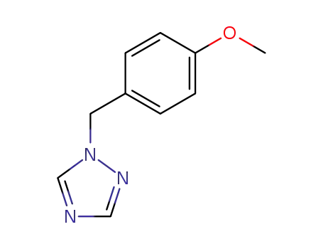 Molecular Structure of 115201-42-8 (1-(4-METHOXYBENZYL)-1,2,4-TRIAZOLE)
