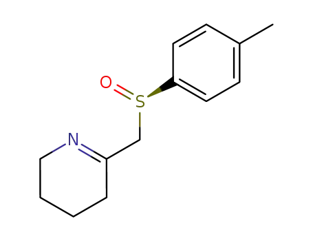 2,3,4,5-Tetrahydro-6-[[(R)-(4-methylphenyl)sulfinyl]methyl]pyridine