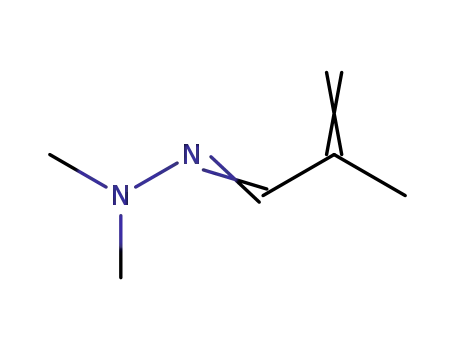 Molecular Structure of 16713-45-4 (2-Propenal, 2-methyl-, dimethylhydrazone)