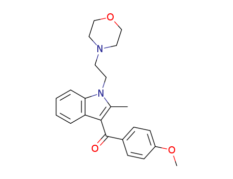 (4-Methoxyphenyl)(2-methyl-1-(2-morpholinoethyl)-1H-indol-3-yl)methanone