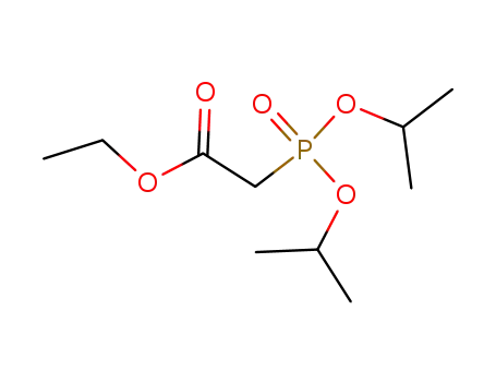 Molecular Structure of 24074-26-8 (DIISOPROPYL (ETHOXYCARBONYLMETHYL)PHOSPHONATE)