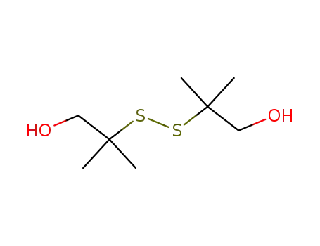 Molecular Structure of 132182-01-5 (2,2'-dithiobis(2-mercapto-2-methylpropan-1-ol))
