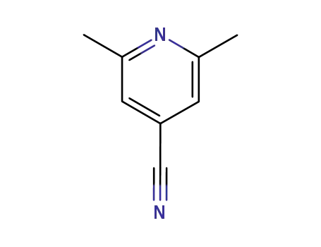 Molecular Structure of 39965-81-6 (2,6-DIMETHYL-4-CYANOPYRIDINE)