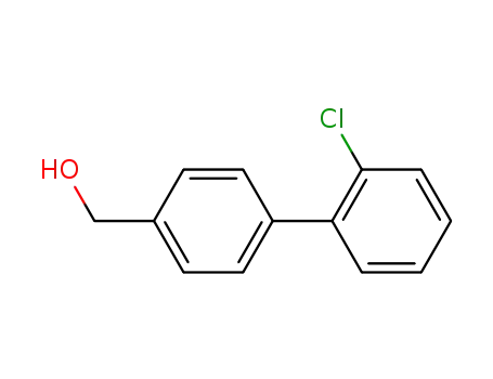 Molecular Structure of 109524-03-0 ((2'-CHLOROBIPHENYL-4-YL)-METHANOL)