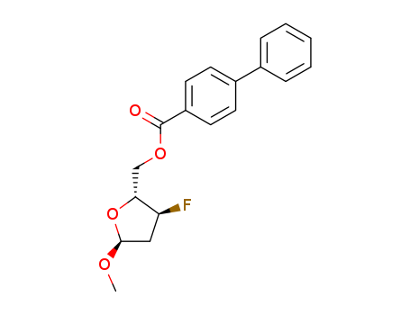 METHYL-2,3-DIDEOXY-3-FLUORO-5-O-(4-phenylbenzoyl)-ALPHA-D-ERYTHRO-PENTOFURANOSIDE