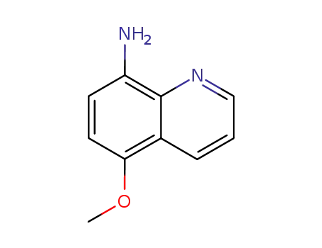 Molecular Structure of 30465-68-0 (5-METHOXYQUINOLIN-8-AMINE)