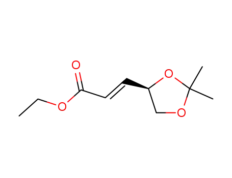 3-[(4R)-2,2-디메틸-1,3-디옥솔란-4-일]-2-프로펜산 에틸 에스테르