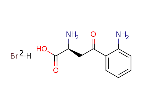 Molecular Structure of 117269-81-5 (L-Kynurenine dihydrobromide)
