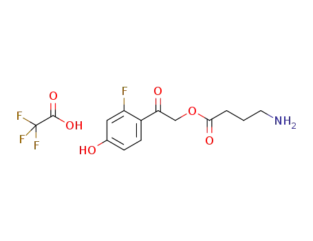 Molecular Structure of 1042702-57-7 (C<sub>2</sub>HF<sub>3</sub>O<sub>2</sub>*C<sub>12</sub>H<sub>14</sub>FNO<sub>4</sub>)