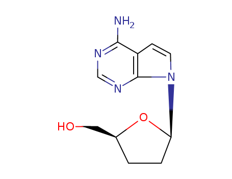 [(2S,5R)-5-(4-aminopyrrolo[2,3-d]pyrimidin-7-yl)oxolan-2-yl]methanol cas no. 40627-30-3 98%