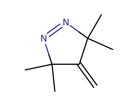 Molecular Structure of 55790-78-8 (1-Pyrazoline, 3,3,5,5-tetramethyl-4-methylene-)