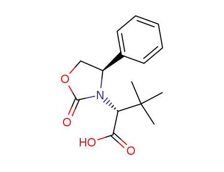 (R)-3,3-Dimethyl-2-((R)-2-oxo-4-phenyl-oxazolidin-3-yl)-butyric acid