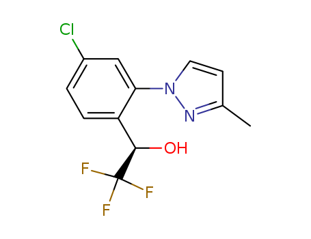 (R)-1-(4-Chloro-2-(3-Methyl-1H-pyrazol-1-yl)phenyl)-2,2,2-trifluoroethanol CAS No.1033805-26-3