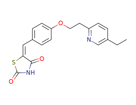 5-(4-(2-(5-Ethylpyridin-2-yl)ethoxy)benzylidene)thiazolidine-2,4-dione