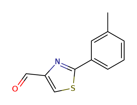 4-thiazolecarboxaldehyde, 2-(3-methylphenyl)-