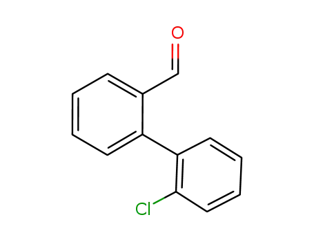 Molecular Structure of 223575-76-6 (2'-CHLORO-BIPHENYL-2-CARBALDEHYDE)