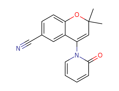 2,2-dimethyl-4-(2-oxopyridin-1(2H)-yl)-2H-chromene-6-carbonitrile