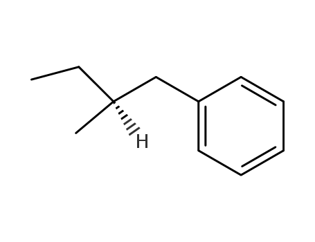 Molecular Structure of 40560-30-3 ((S)-(+)-2-Benzylbutane.)