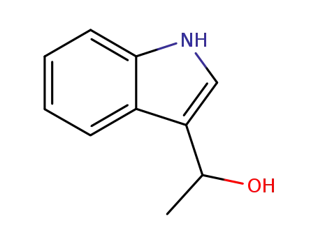 Molecular Structure of 103205-15-8 (1-(1H-INDOL-3-YL)-ETHANOL)