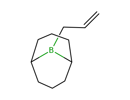 Molecular Structure of 93368-38-8 (9-Borabicyclo[3.3.1]nonane, 9-(1-propenyl)-, (Z)-)