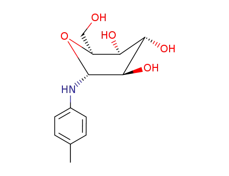 Molecular Structure of 2870-82-8 (N-(4-methylphenyl)hexopyranosylamine)