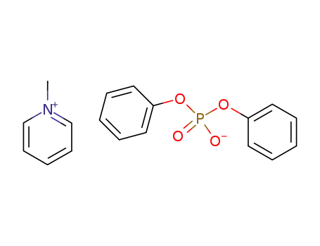 Molecular Structure of 850-30-6 (N-methylpyridinium diphenyl phosphate)