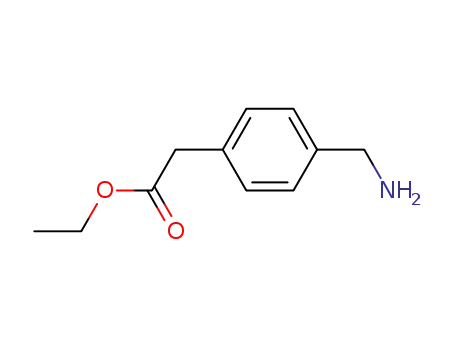 Molecular Structure of 62910-48-9 (4-aminomethylphenylacetic acid ethyl ester)