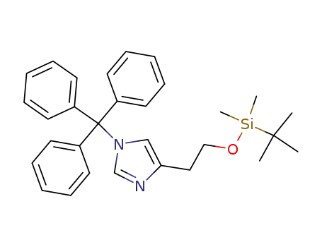 4-(2-((tert-Butyldimethylsilyl)oxy)ethyl)-1-trityl-1H-imidazole
