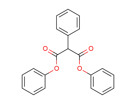 Molecular Structure of 59726-33-9 (Propanedioic acid, phenyl-, diphenyl ester)