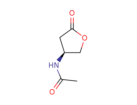 Molecular Structure of 754228-95-0 ((S)-3-acetylamino-y-butyrolactone)