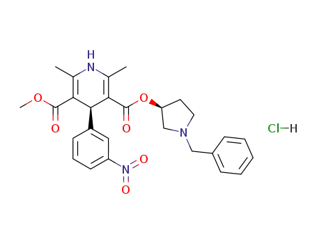 Molecular Structure of 104757-53-1 (Barnidipine)