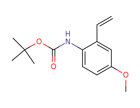 (4-methoxy-2-vinylphenyl)carbamic acid tert-butyl ester