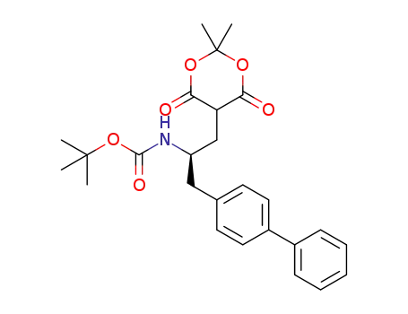 [(S)-2-biphenyl-4-yl-1-(2,2-dimethyl-4,6-dioxo-[1,3]dioxan-5-ylmethyl)ethyl]carbamic acid t-butyl ester
